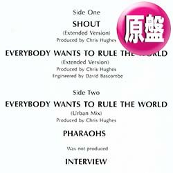 画像1: TEARS FOR FEARS / ルール・ザ・ワールド + 2曲 (原盤/アーバンMIX) [◎中古レア盤◎お宝！日本版特別内容！豪華3曲入り！]