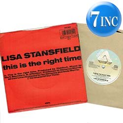 画像1: LISA STANSFIELD / THIS IS THE RIGHT TIME (7インチMIX) [◎中古レア盤◎お宝！英国版ジャケ！必殺の7"MIX！]