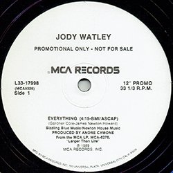 画像2: JODY WATLEY / EVERYTHING (USプロモ) [◎中古レア盤◎激レア！美A級品！USプロモ原盤！MURO！極上甘茶！]