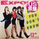 EXPOSE / WHAT YOU DON'T KNOW (米原盤/5VER) [◎中古レア盤◎お宝！ジャケ付原盤！マハラジャ大ヒット！]