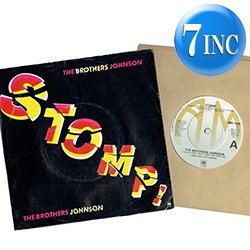 画像1: BROTHERS JOHNSON / STOMP (7インチ) [◎中古レア盤◎お宝！英国版ジャケ7"！QUINCY JONES！]