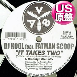 画像1: DJ KOOL feat FATMAN SCOOP / IT TAKES TWO (米原盤/2VER) [◎中古レア盤◎お宝！コレは原盤！PARTY定番！]