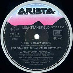 画像3: LISA STANSFIELD & BARRY WHITE / ALL AROUND THE WORLD (独原盤/別MIX) [◎中古レア盤◎激レア！ドイツオンリー！幻の「デュエットMIX」！]