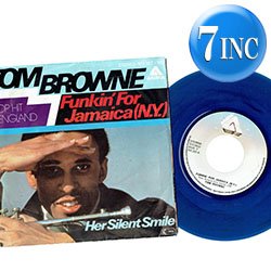 画像1: TOM BROWNE / FUNKIN' FOR JAMAICA (7インチMIX) [◎中古レア盤◎激レア！マニア品！青色レコード！7"オンリーMIX！]
