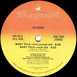 画像2: ALISHA / BABY TALK (米原盤/12"MIX) [◎中古レア盤◎お宝！コレはUS原盤！スペシャルMIX + DUB！]