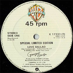 画像2: GEORGE BENSON / LOVE BALLAD (英原盤/12"MIX) [◎中古レア盤◎激レア！美A級品！本物の原盤！1面使用！]