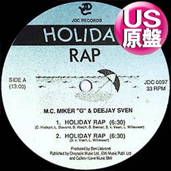 画像1: M.C. MIKER G / HOLIDAY RAP (米原盤/12"MIX) [◎中古レア盤◎お宝！80'sダンクラRAP最高峰！マドンナ！]
