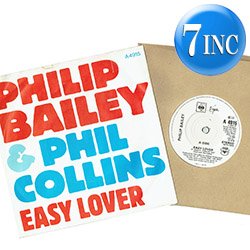 画像1: PHILIP BAILEY & P.COLLINS / EASY LOVER (7インチMIX) [◎中古レア盤◎お宝！別タイプ英国版ジャケ！7"MIX！]