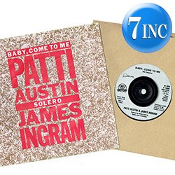 画像1: PATTI AUSTIN & JAMES INGRAM / BABY COME TO ME (7インチMIX) [◎中古レア盤◎お宝！英国版文字ジャケ！7"MIX！]