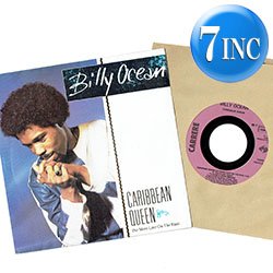 画像1: BILLY OCEAN / CARIBBEAN QUEEN (7インチMIX) [◎中古レア盤◎お宝！美A級品！珍しいフランス版7"MIX！]