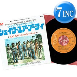 画像1: K.C. & THE SUNSHINE BAND / シェイク・ユア・ブーティ (7インチ) [◎中古レア盤◎お宝！日本版ジャケ7"！超豪華2曲！]