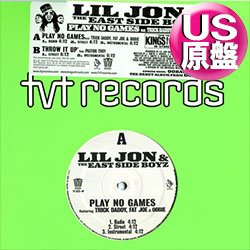 画像1: LIL JON & THE EAST SIDE BOYZ feat TRICK DADDY, FAT JOE & OOBIE / PLAY NO GAMES (USプロモ/全2曲) [◎中古レア盤◎お宝！本物のUS原盤！2000年以降の人気レコード！]