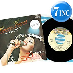 画像1: DONNA SUMMER / ヘブン・ノウズ (7インチMIX) [◎中古レア盤◎お宝！日本版ジャケ7"MIX！盛上がる名曲！]