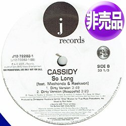 画像1: CASSIDY feat MASHONDA / SO LONG (USプロモ/4VER) [◎中古レア盤◎お宝！本物のUS原盤！2000年以降の人気レコード！]