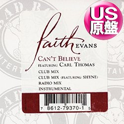 画像1: FAITH EVANS feat CARL THOMAS / CAN'T BELIEVE (米原盤/4VER) [◎中古レア盤◎お宝！本物のUS原盤！2000年以降の人気レコード！]