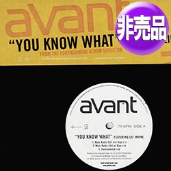 画像1: AVANT feat LIL' WAYNE / YOU KNOW WHAT (USプロモ/3VER) [◎中古レア盤◎お宝！本物のUS原盤！2000年以降の人気レコード！]