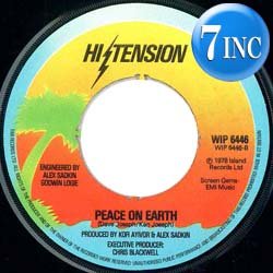 画像1: HI-TENSION / PEACE ON EARTH (7インチ) [◎中古レア盤◎お宝！極上フリーソウル！英国原盤7インチ！]