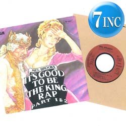 画像1: MEL BROOKS / IT'S GOOD TO BE THE KING RAP (7インチMIX) [◎中古レア盤◎お宝！仏版ジャケ！7"MIX！]