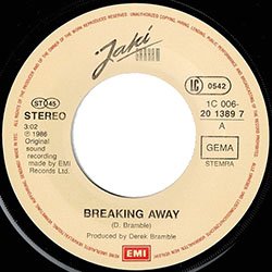 画像2: JAKI GRAHAM / BREAKING AWAY (7インチMIX) [◎中古レア盤◎激レア！珍しいドイツ版！7インチMIX！]