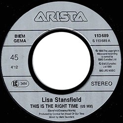 画像2: LISA STANSFIELD / YOU CAN'T DENY IT (7インチMIX) [◎中古レア盤◎激レア！ドイツ版7"MIX！豪華2曲！]