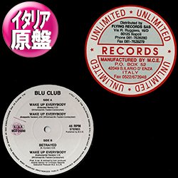 画像1: BLU CLUB / WAKE UP EVERYBODY (伊原盤/12"MIX) [◎中古レア盤◎激レア！本物の原盤！イタリアのみ！踊れるカバー！]