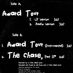 画像2: A TRIBE CALLED QUEST / AWARD TOUR (原盤/全2曲) [◎中古レア盤◎お宝！ジャケ付！90's初期名盤！]