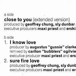画像2: MAXI PRIEST / CLOSE TO YOU + 2曲 (全3曲) [◎中古レア盤◎お宝！ジャケ付！不滅の90's名曲！内容違い！]