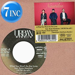 画像1: NAUTILUS feat 笠原瑠斗 / 風のシルエット (7インチ/MUROエディット) [■廃盤■入手困難7"！絶品JAZZYカバー！B面NUJABESネタ！]