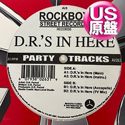 画像1: D.R.PERIOD / D.R.'S IN HERE (米原盤/4VER) [◎中古レア盤◎お宝！少量生産！赤ジャケAV8！]