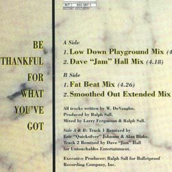 画像2: PORTRAIT / BE THANKFUL FOR WHAT YOU'VE GOT (英原盤/REMIX) [◎中古レア盤◎お宝！美品！本物の原盤！WILLIAM DEVAUGHNカバー！]