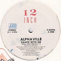 画像2: ALPHAVILLE / DANCE WITH ME (米原盤/12"MIX) [◎中古レア盤◎お宝！少量生産US原盤！お探しのロングMIX！]