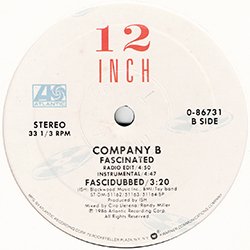 画像2: COMPANY B / FASCINATED (米原盤/12"MIX) [◎中古レア盤◎お宝！本物のUS原盤！デビュー曲！マハラジャ大HIT！]