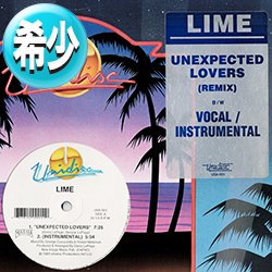 画像1: LIME / UNEXPECTED LOVERS (別REMIX) [◎中古レア盤◎お宝！初回ステッカー付！REMIX + オリジMIX！]