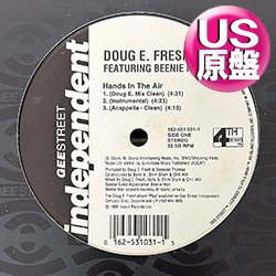 画像1: DOUG E. FRESH feat BEENIE MAN / HANDS IN THE AIR (米原盤/6VER) [◎中古レア盤◎お宝！本物の原盤！大ネタ使い！90'sミドル！]