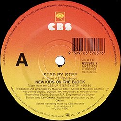 画像3: NEW KIDS ON THE BLOCK / STEP BY STEP (7インチ) [◎中古レア盤◎お宝！珍しいUS版ジャケ7"！世界ヒット！]
