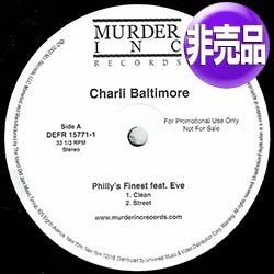 画像1: CHARLI BALTIMORE / PHILLY'S FINEST (USプロモ/4VER) [◎中古レア盤◎お宝！USプロモオンリー原盤！JAY-Z使い！]