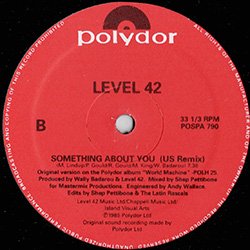 画像2: LEVEL 42 / SOMETHING ABOUT YOU & LESSONS IN LOVE (12"MIX/全3曲) [◎中古レア盤◎お宝！少量生産12"！大ネタ！]