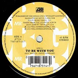 画像3: MR.BIG / TO BE WITH YOU (7インチ) [◎中古レア盤◎激レア！英国版ジャケ7"！超人気ラブソング！]