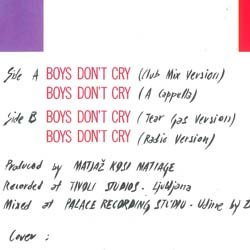 画像2: MOULIN ROUGE / BOYS DON'T CRY (伊原盤/12"MIX) [◎中古レア盤◎お宝！ジャケ付原盤！ウィンク原曲！ロングMIX！]