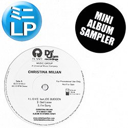 画像1: CHRISTINA MILIAN / ‎アルバムサンプラー (ミニLP/全5曲) [◎中古レア盤◎お宝！少量生産12"！希少音源「PEEP SHOW」入り！]