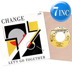 画像1: CHANGE / LET'S GO TOGETHER (7インチMIX) [◎中古レア盤◎お宝！オランダ版ジャケ7"MIX！TIMMY朝方曲！]