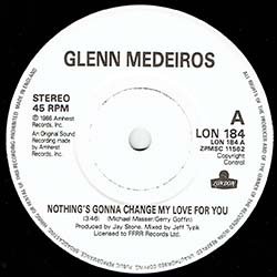 画像3: GLENN MEDEIROS / 変わらぬ想い (7インチ) [◎中古レア盤◎お宝！英国版ジャケ7"！大HITデビュー曲！]
