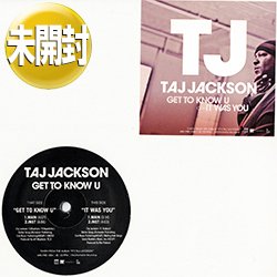 画像1: TAJ JACKSON / IT WAS YOU & GET TO KNOW U (原盤/全2曲) [◎中古レア盤◎激レア！奇跡の未開封新品！超少量生産！日本独占12"！美メロR&B！]