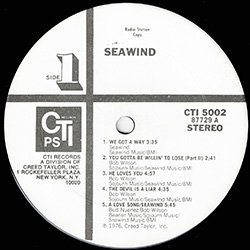 画像2: SEAWIND / HE LOVES YOU (LP原盤/全8曲) [◎中古レア盤◎お宝！マニア品の白ラベル！本物のUS原盤！PAPRIKA SOUL原曲！]