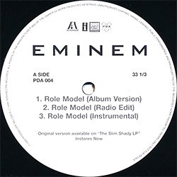 画像2: EMINEM / ROLE MODEL + 3曲 (UKプロモ/全3曲) [◎中古レア盤◎激レア！美A級品！珍しい非売品ジャケ！]