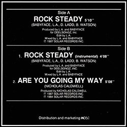 画像2: THE WHISPERS / ROCK STEADY (ベルギー原盤/インスト入り) [◎中古レア盤◎激レア！別デザインジャケ！珍しいベルギー原盤！]