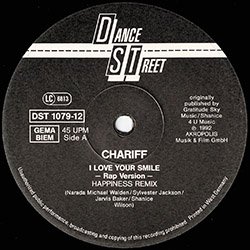 画像2: CHARIFF / I LOVE YOUR SMILE (独原盤/REMIX) [◎中古レア盤◎激レア！ジャケ付ドイツ原盤！RAPカバー！]