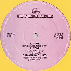 画像2: SAMANTHA GILLES / S.T.O.P. (和蘭原盤/スペシャルREMIX) [◎中古レア盤◎激レア！オランダ原盤！4VER入り！]