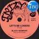 BLACK HARMONY  / LET'S BE LOVERS (7インチ) [■限定■大推薦！激レア7"が復刻！極上メロウラバーズ傑作！]