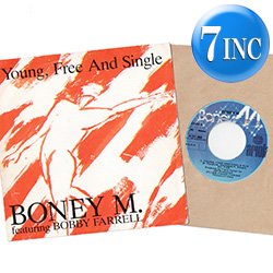 画像1: BONEY M / YOUNG, FREE AND SINGLE (7インチ) [◎中古レア盤◎お宝！スペイン版ジャケ7"！80'sハイエナ鉄板！]